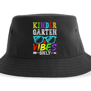 Kindergarten Vibes Only Back To School Cool Kids Teacher Sustainable Bucket Hat