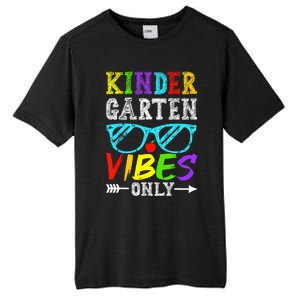 Kindergarten Vibes Only Back To School Cool Kids Teacher Tall Fusion ChromaSoft Performance T-Shirt