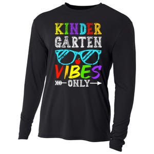 Kindergarten Vibes Only Back To School Cool Kids Teacher Cooling Performance Long Sleeve Crew