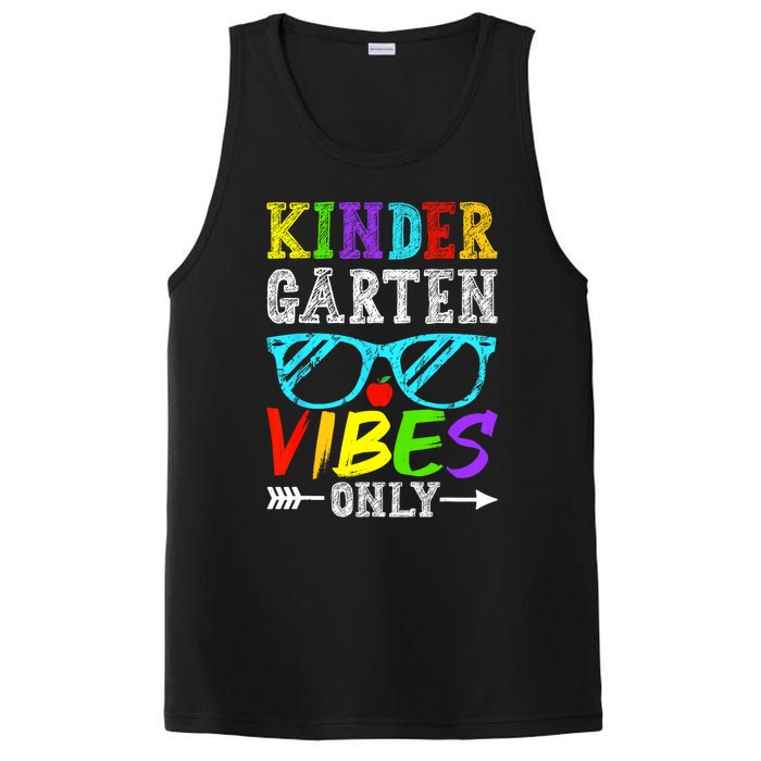 Kindergarten Vibes Only Back To School Cool Kids Teacher PosiCharge Competitor Tank