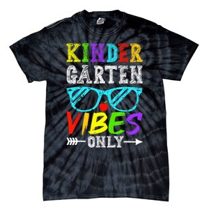 Kindergarten Vibes Only Back To School Cool Kids Teacher Tie-Dye T-Shirt