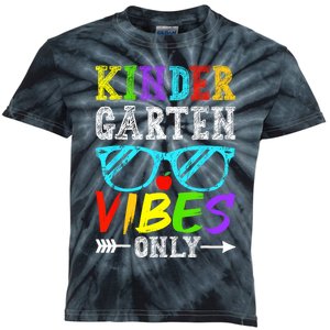 Kindergarten Vibes Only Back To School Cool Kids Teacher Kids Tie-Dye T-Shirt