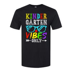 Kindergarten Vibes Only Back To School Cool Kids Teacher Softstyle CVC T-Shirt