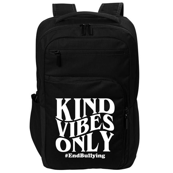 Kind Vibes Only End Bullying Impact Tech Backpack
