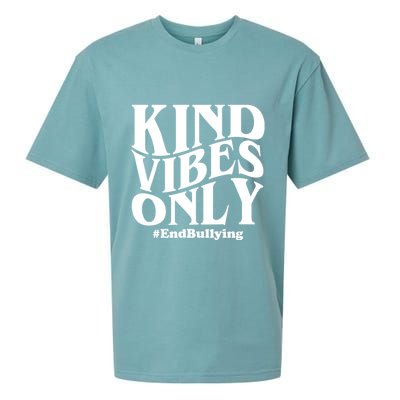 Kind Vibes Only End Bullying Sueded Cloud Jersey T-Shirt