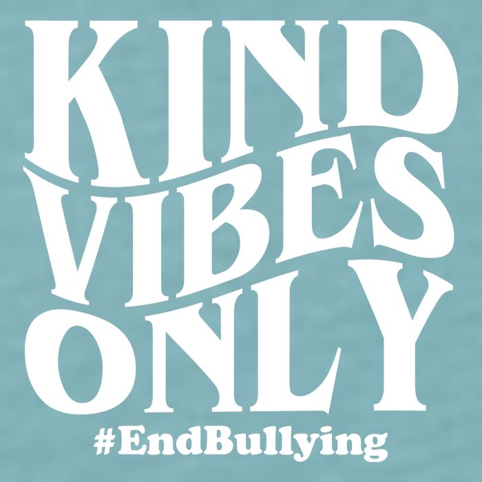 Kind Vibes Only End Bullying Sueded Cloud Jersey T-Shirt