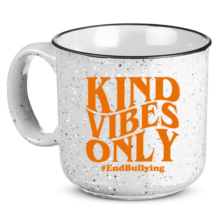 Kind Vibes Only End Bullying 15oz Campfire Ceramic Mug
