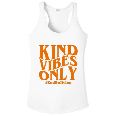 Kind Vibes Only End Bullying Ladies PosiCharge Competitor Racerback Tank