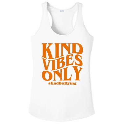 Kind Vibes Only End Bullying Ladies PosiCharge Competitor Racerback Tank