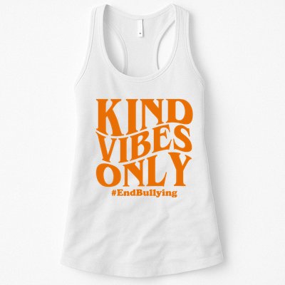 Kind Vibes Only End Bullying Womens Tank Top