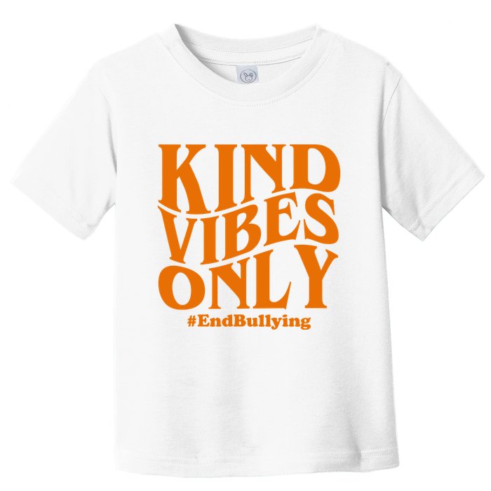 Kind Vibes Only End Bullying Toddler T-Shirt