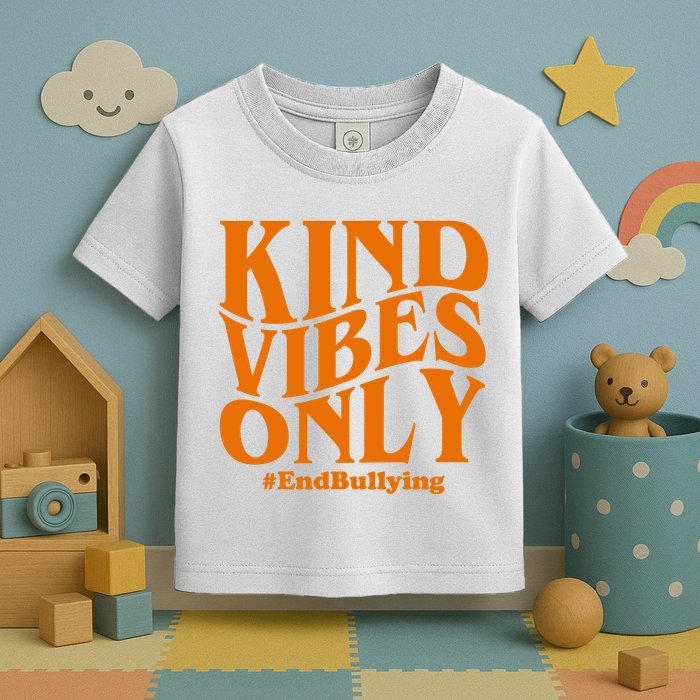 Kind Vibes Only End Bullying Toddler T-Shirt