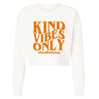Kind Vibes Only End Bullying Cropped Pullover Crew