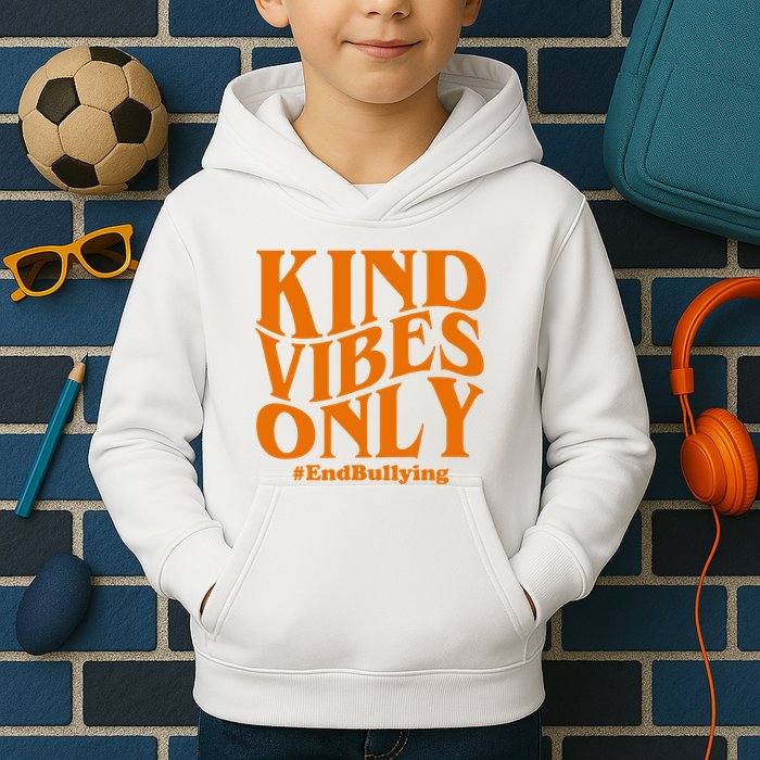 Kind Vibes Only End Bullying Kids Hoodie