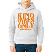 Kind Vibes Only End Bullying Kids Hoodie