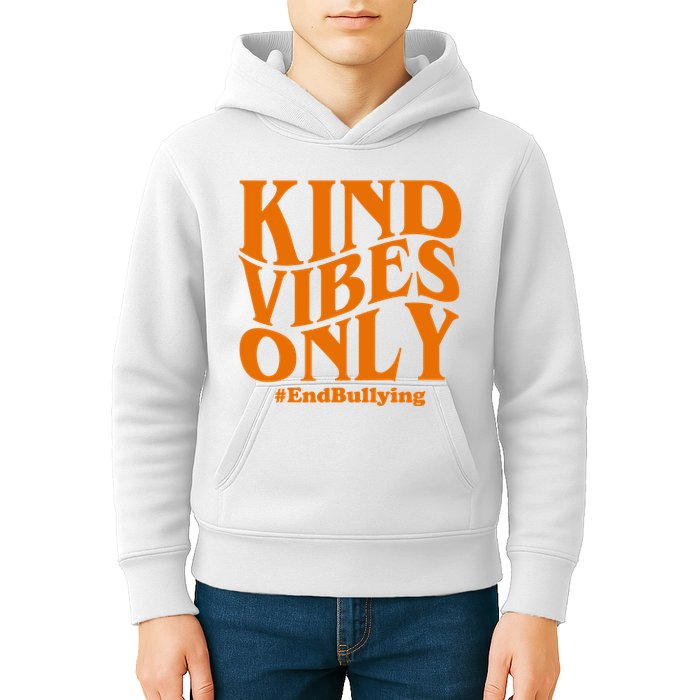Kind Vibes Only End Bullying Kids Hoodie