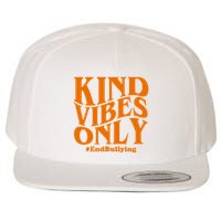 Kind Vibes Only End Bullying Wool Snapback Cap