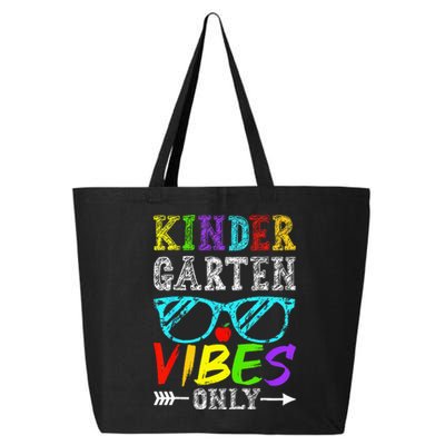 Kindergarten Vibes Only Back To School Cool Teacher 25L Jumbo Tote