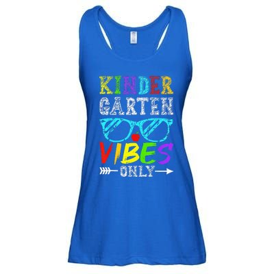 Kindergarten Vibes Only Back To School Cool Teacher Ladies Essential Flowy Tank