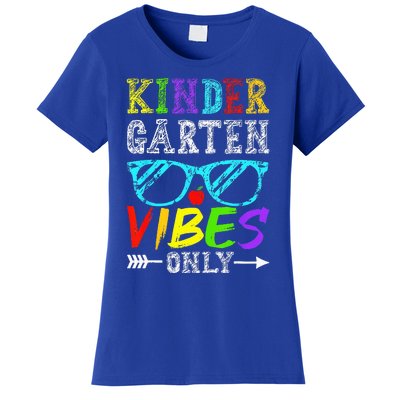 Kindergarten Vibes Only Back To School Cool Teacher Women's T-Shirt