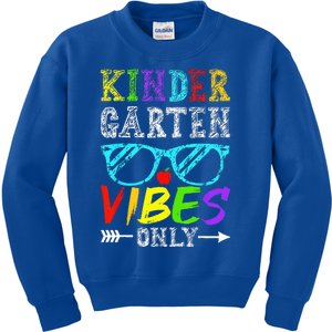 Kindergarten Vibes Only Back To School Cool Teacher Kids Sweatshirt