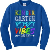 Kindergarten Vibes Only Back To School Cool Teacher Kids Sweatshirt