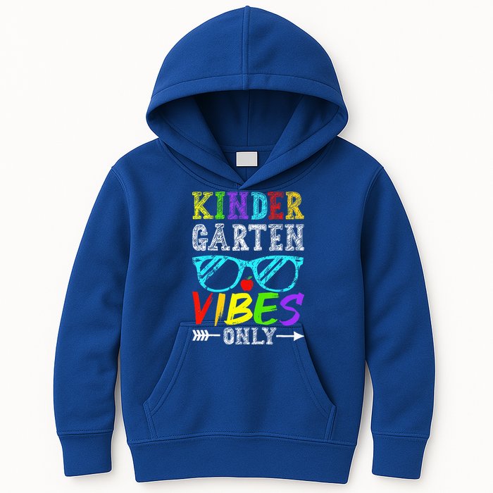 Kindergarten Vibes Only Back To School Cool Teacher Kids Hoodie