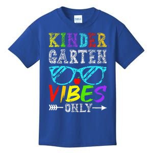 Kindergarten Vibes Only Back To School Cool Teacher Kids T-Shirt