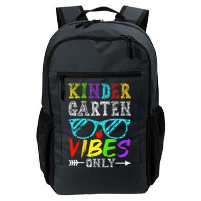 Kindergarten Vibes Only Back To School Cool Teacher Daily Commute Backpack