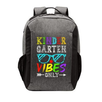 Kindergarten Vibes Only Back To School Cool Teacher Vector Backpack