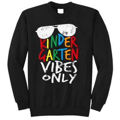 Kindergarten Vibes Only Back to School Cool Teacher Sweatshirt