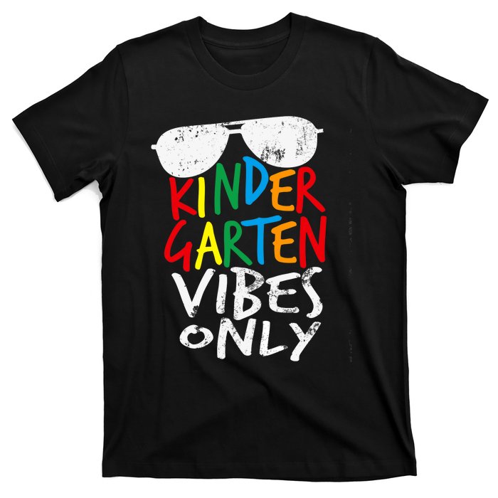 Kindergarten Vibes Only Back to School Cool Teacher T-Shirt