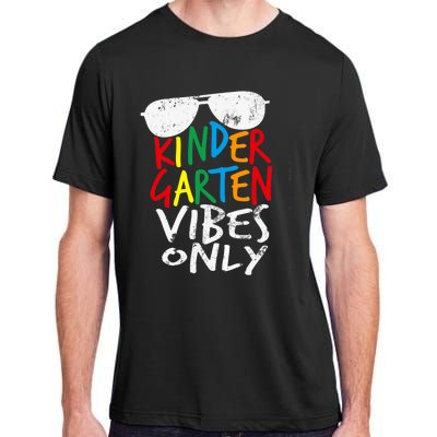 Kindergarten Vibes Only Back to School Cool Teacher Adult ChromaSoft Performance T-Shirt