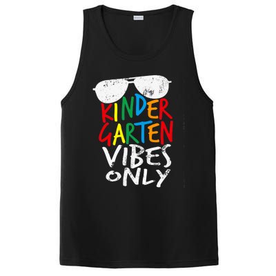 Kindergarten Vibes Only Back to School Cool Teacher PosiCharge Competitor Tank