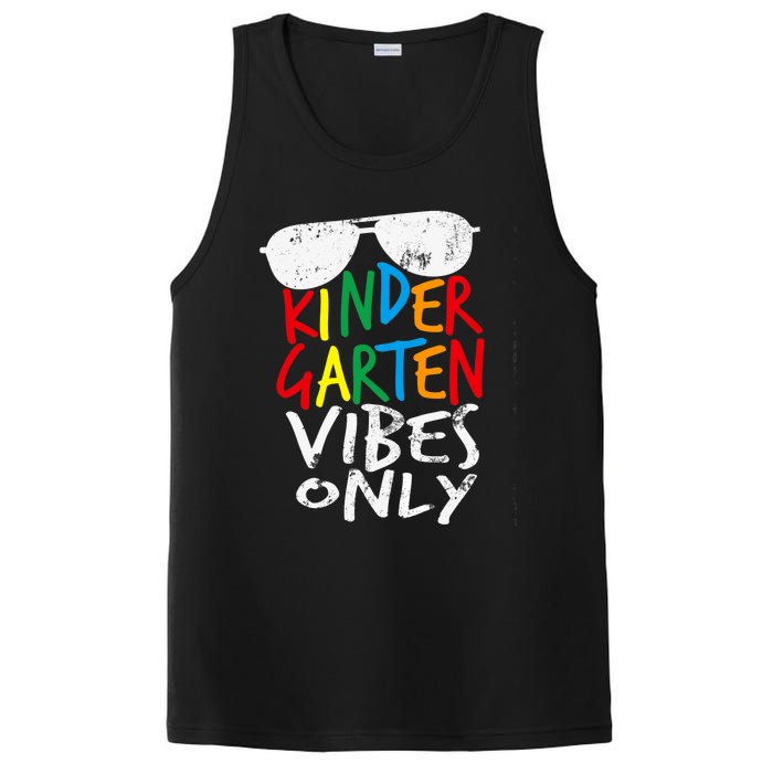 Kindergarten Vibes Only Back to School Cool Teacher PosiCharge Competitor Tank