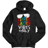 Kindergarten Vibes Only Back to School Cool Teacher Tie Dye Hoodie