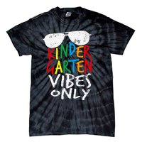 Kindergarten Vibes Only Back to School Cool Teacher Tie-Dye T-Shirt