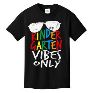 Kindergarten Vibes Only Back to School Cool Teacher Kids T-Shirt