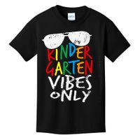 Kindergarten Vibes Only Back to School Cool Teacher Kids T-Shirt