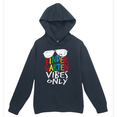 Kindergarten Vibes Only Back to School Cool Teacher Urban Pullover Hoodie