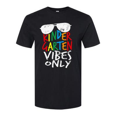 Kindergarten Vibes Only Back to School Cool Teacher Softstyle® CVC T-Shirt