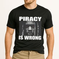 King Von Piracy Is Wrong Anti Piracy Funny Brainrot Meme Cooling Performance Crew T-Shirt
