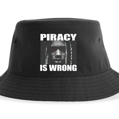King Von Piracy Is Wrong Anti Piracy Funny Brainrot Meme Sustainable Bucket Hat