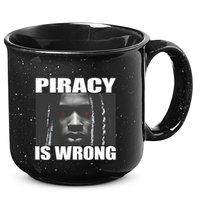King Von Piracy Is Wrong Anti Piracy Funny Brainrot Meme 15oz Campfire Ceramic Mug