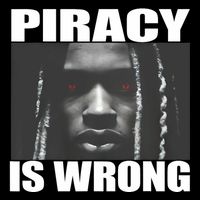 King Von Piracy Is Wrong Anti Piracy Funny Brainrot Meme 16 in Basic Backpack