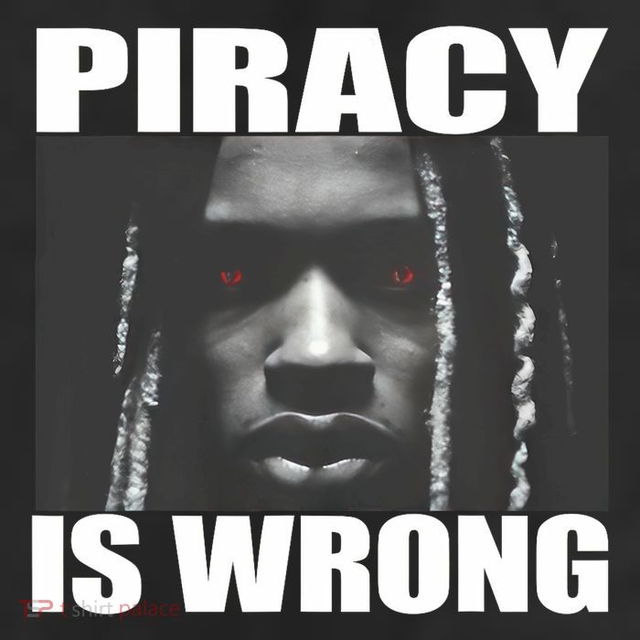 King Von Piracy Is Wrong Anti Piracy Funny Brainrot Meme 25L Jumbo Tote