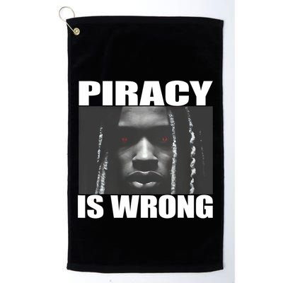 King Von Piracy Is Wrong Anti Piracy Funny Brainrot Meme Golf Towel