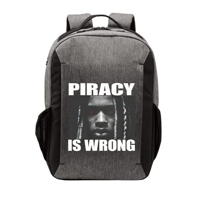 King Von Piracy Is Wrong Anti Piracy Funny Brainrot Meme Vector Backpack