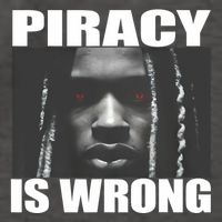 King Von Piracy Is Wrong Anti Piracy Funny Brainrot Meme Vector Backpack