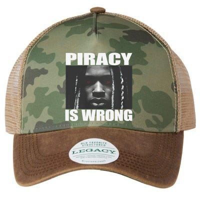 King Von Piracy Is Wrong Anti Piracy Funny Brainrot Meme Legacy Tie Dye Trucker Hat